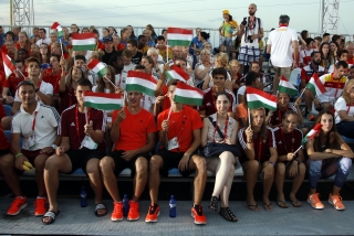 A magyar fiatalok, életük első olimpiai eseményén