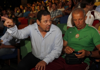 Martinek János olimpiai bajnok öttusázó, Foltán László olimpiai bajnok kenus