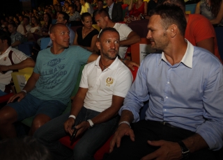 Storcz Botond olimpiai bajnok kajakos, Kovács Kokó István olimpiai bajnok ökölvívó, Kovács Antal olimpiai bajnok judós