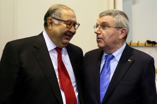 Alisher Uszmanov, Thomas Bach