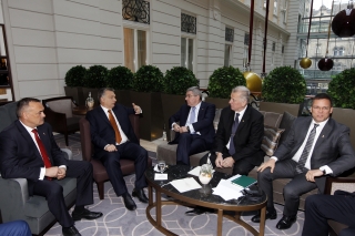 Borkai Zsolt, Orbán Viktor, Thomas Bach, Schmitt Pál, Fürjes Balázs