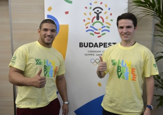 Tóth Krisztián judós és Péni István Rióra készülő sportlövő