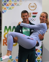 Mike Róbert kenus és Márton Anna