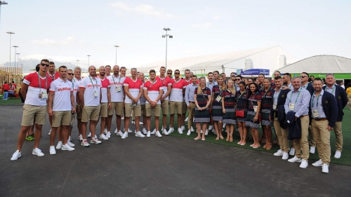 Rio 2016: ünnepélyes zászlófelvonás a Magyar Csapat tiszteletére (08.04.)