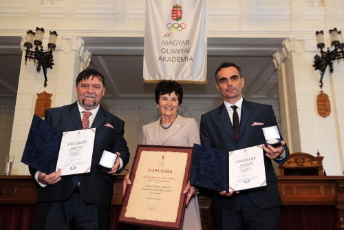 Dr. Jakabházyné Mező Mária, Balássy László (b) és Vasvári Ferenc
