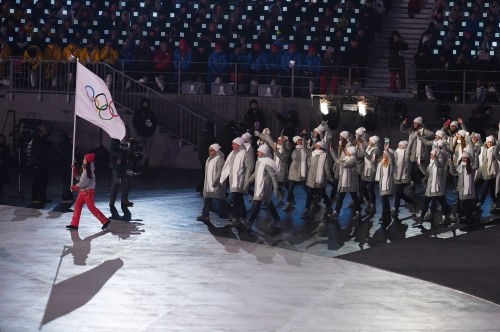 A XXIII. Téli Olimpiai Játékok megnyitó ünnepélye