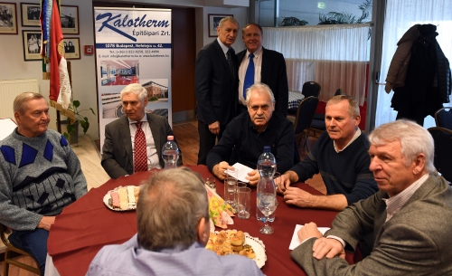 Olimpiai Bajnokok Klubja köszöntötte a 75 éves Dunai II. Antalt (2018.03.27.)