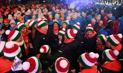 EYOF 2019 Rövidpályás gyorskorcsolya és  a záróünnepség (02.15.)