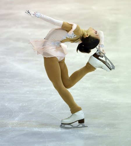 EYOF 2019 lányok műkorcsolya rövid program, curling (02.13.)
