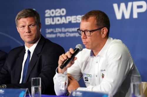 Vízilabda Eb Budapesten 2020 - sajtótájékoztató 