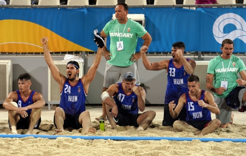 World Beach Games 2019, Strandkézilabda selejtező férfiak: HUN-QAT (10.11.) Fotók: Szalmás Péter