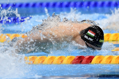Tokió 2020 Milák Kristóf 100m pillangó, ezüstérem