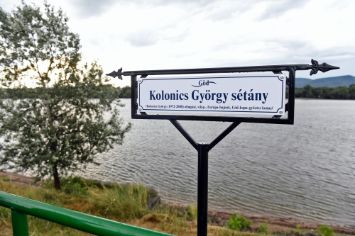 Sétányt neveztek el Gödön Kolonics Györgyről (2022.06.09.)