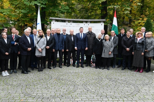 Halottak napi megemlékezés a Farkasréti temetőben (2022.10.27.)