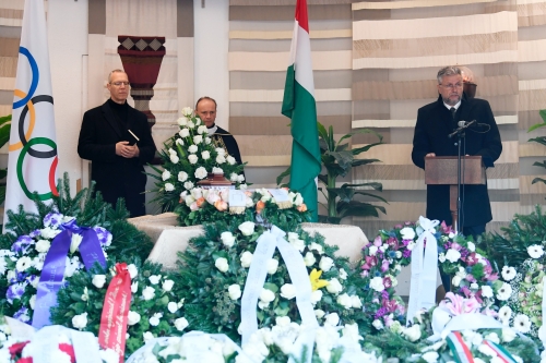 Medvegy Iván, a MOB korábbi főmunkatársa temetése (2023.01.11.)