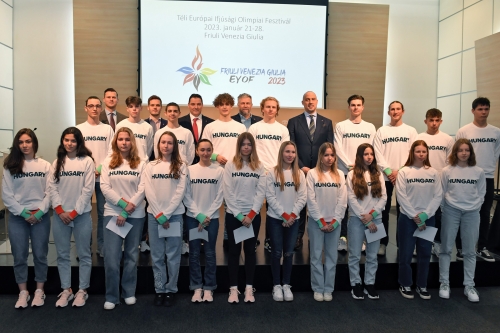 Téli EYOF 2023 ünnepélyes fogadalomtétele (2023.01.18.) 