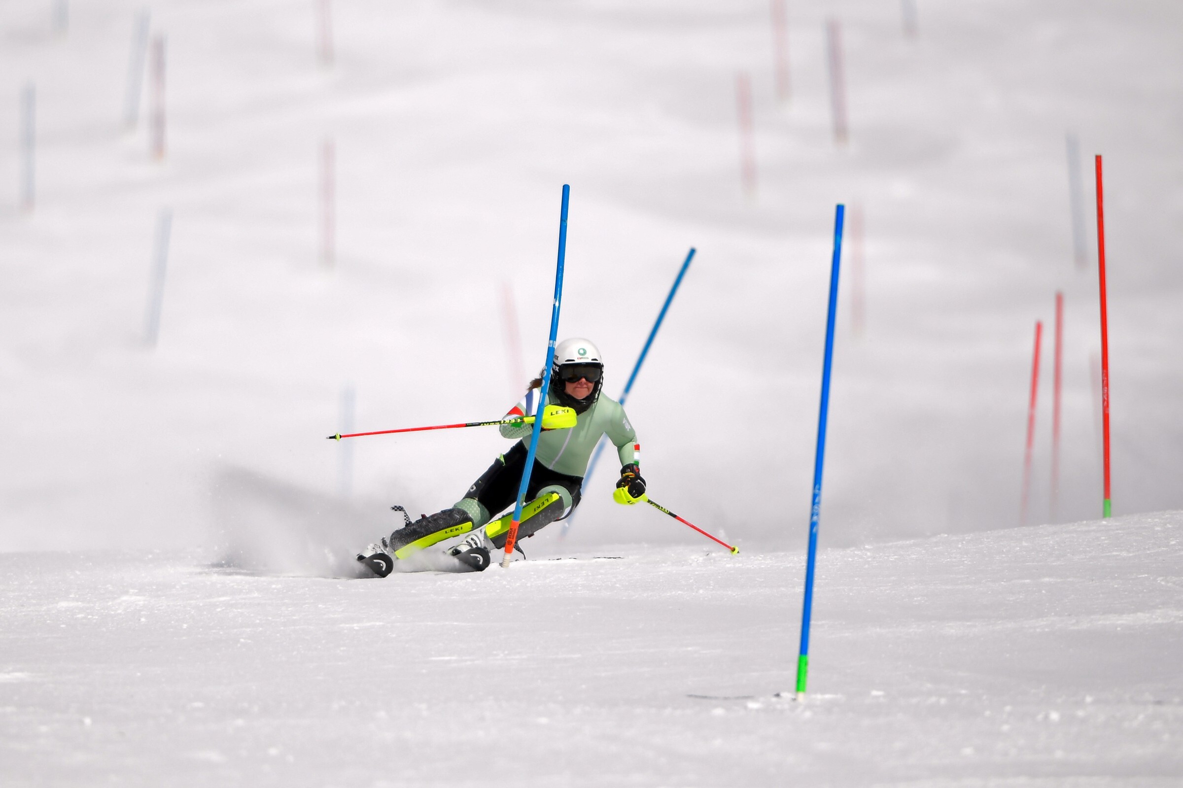 Peking 2022: Tóth Zita szlalomedzése