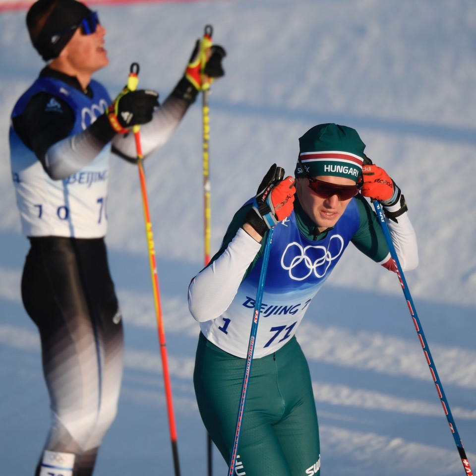 Kónya Ádám a szabadstilusú sprint versenyen