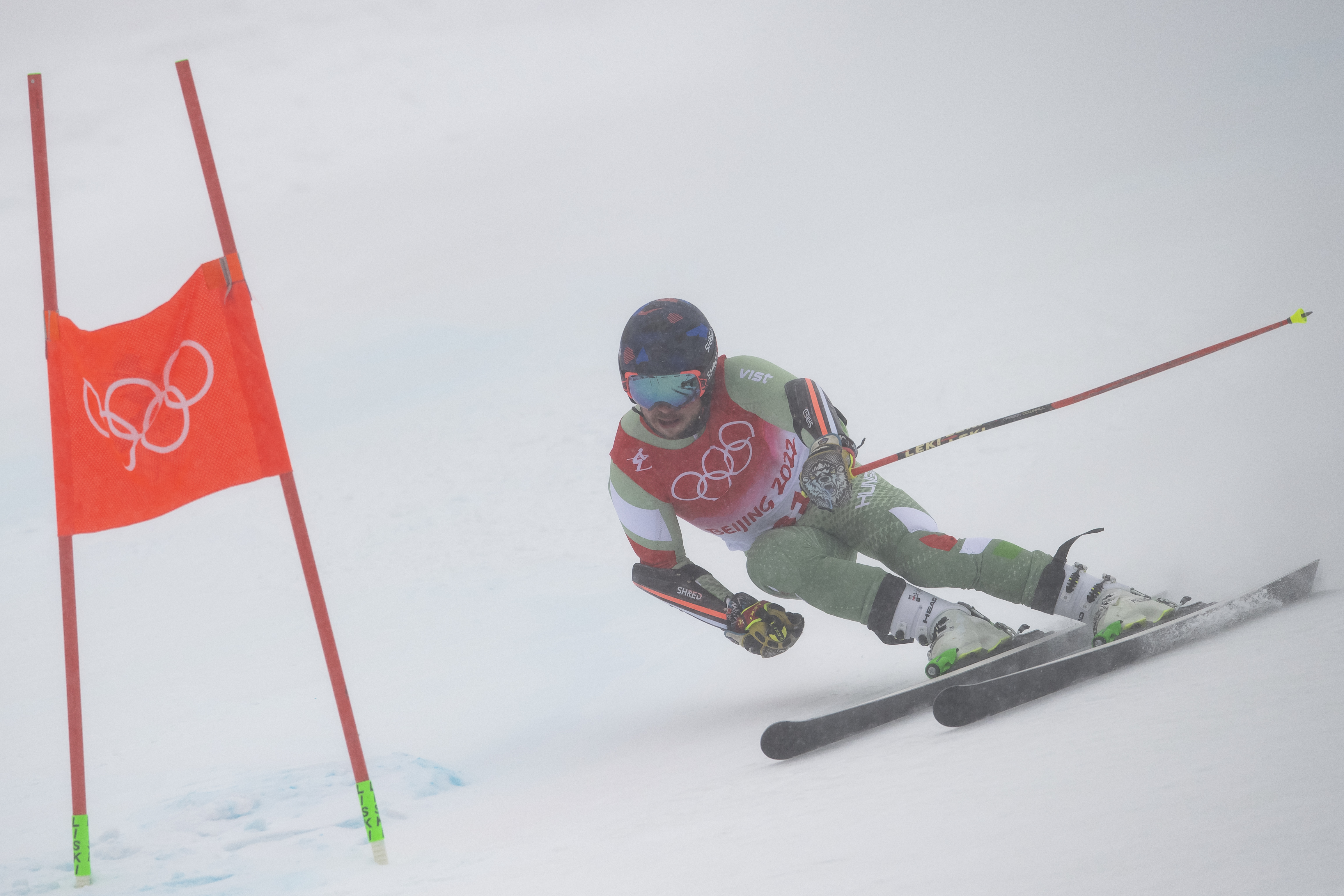 Kékesi Márton alpesi sízés óriás-műlesiklás