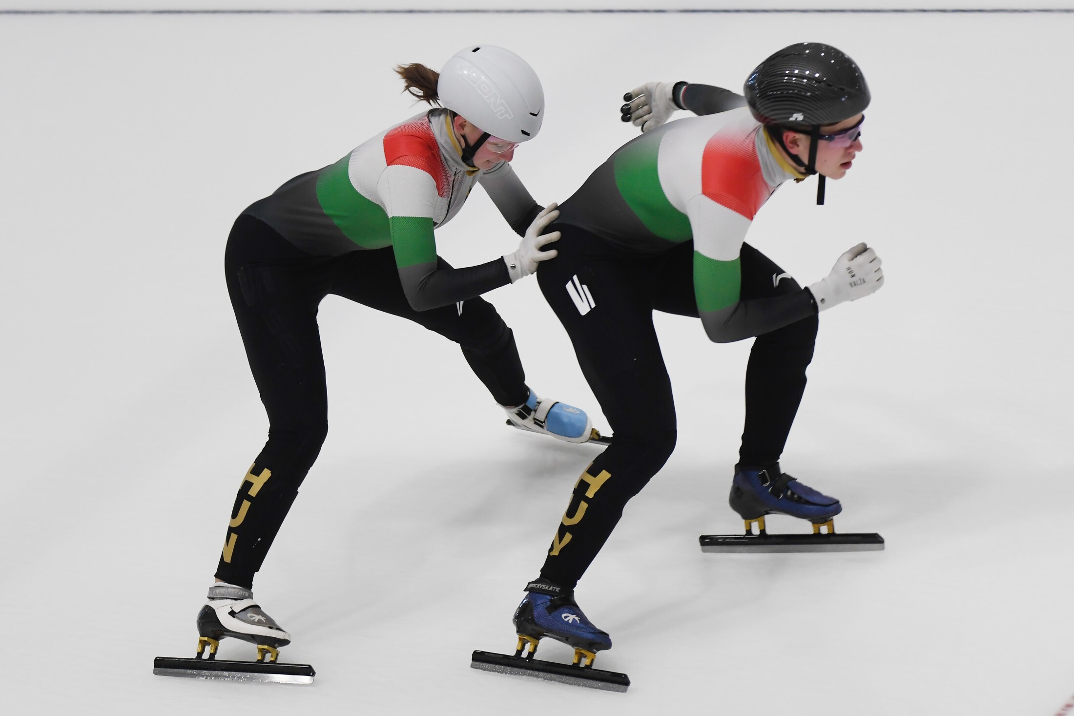 EYOF 2022: Rövidpályás gyorskorcsolya, edzés