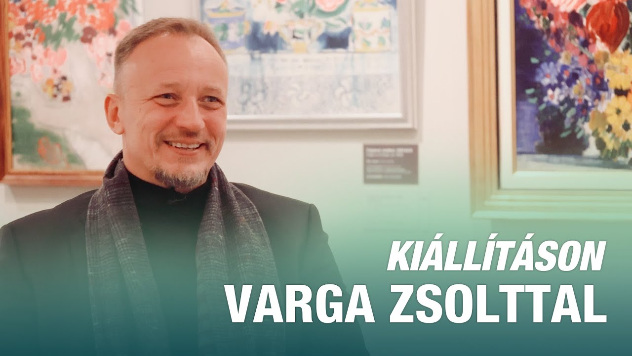 A zöld-fehér szív lilaruhás nőért dobog – Varga Zsolt és a festészet