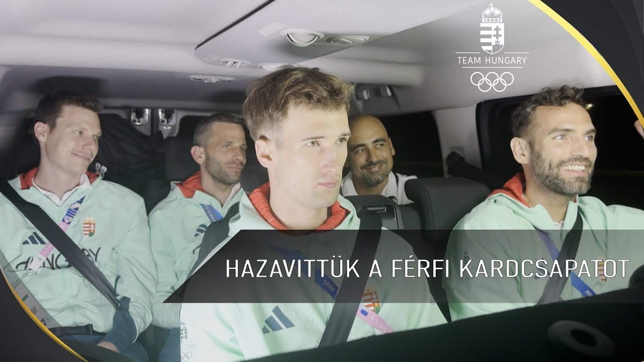 Hazavittük a faluba az olimpiai ezüstérmes férfi kardcsapatot