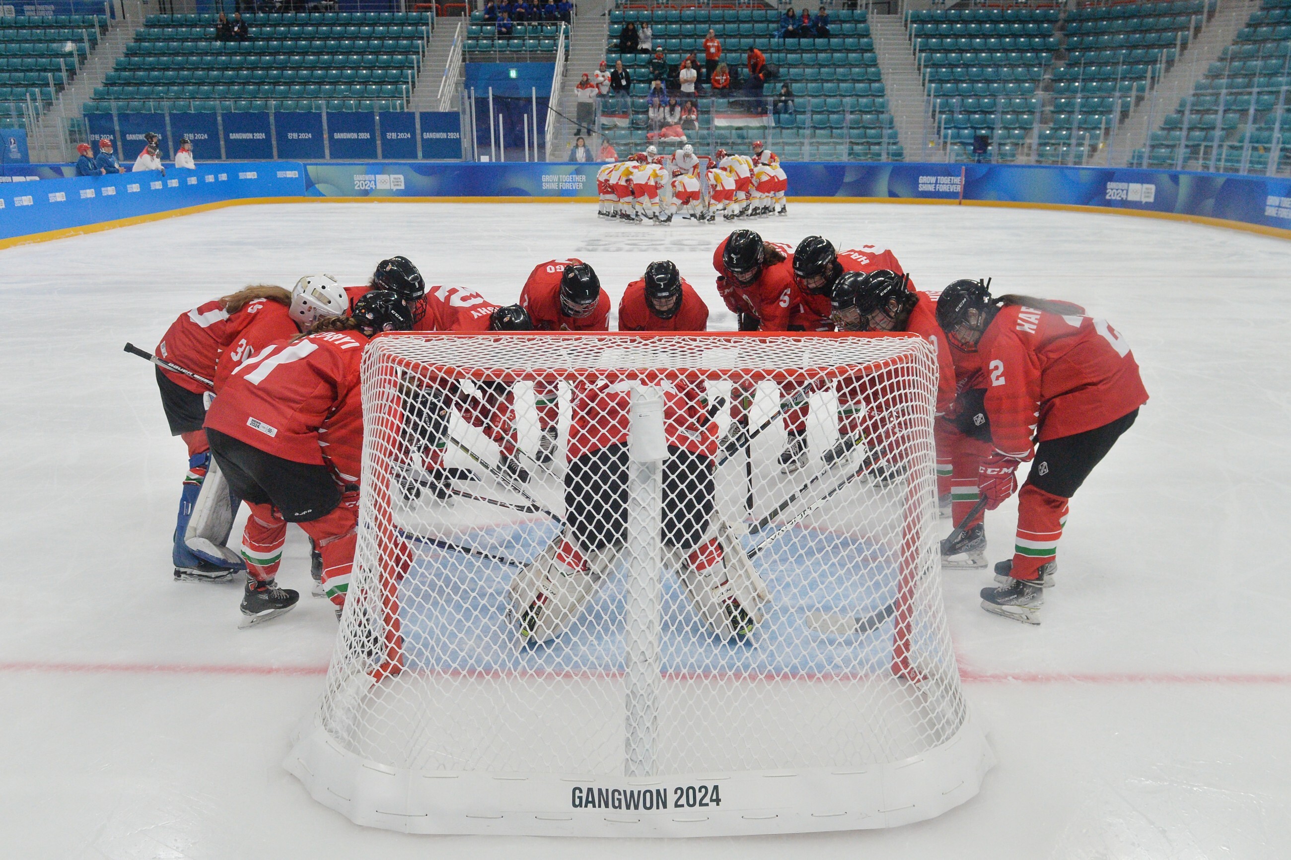 YOG2024 - Magyarország Kína 3x3 jégkorongmérkőzés (2024.01.21.)