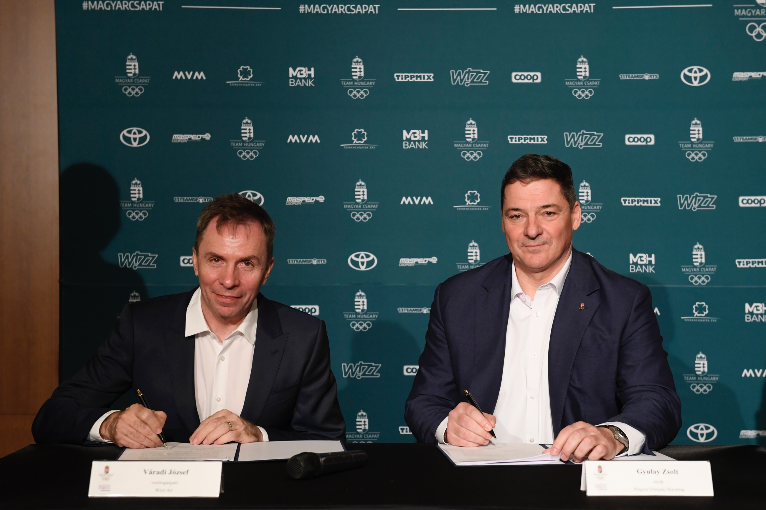 MOB-Wizz Air sajtótájékoztató, olimpiai kvótások köszöntése (2024.02.28.)