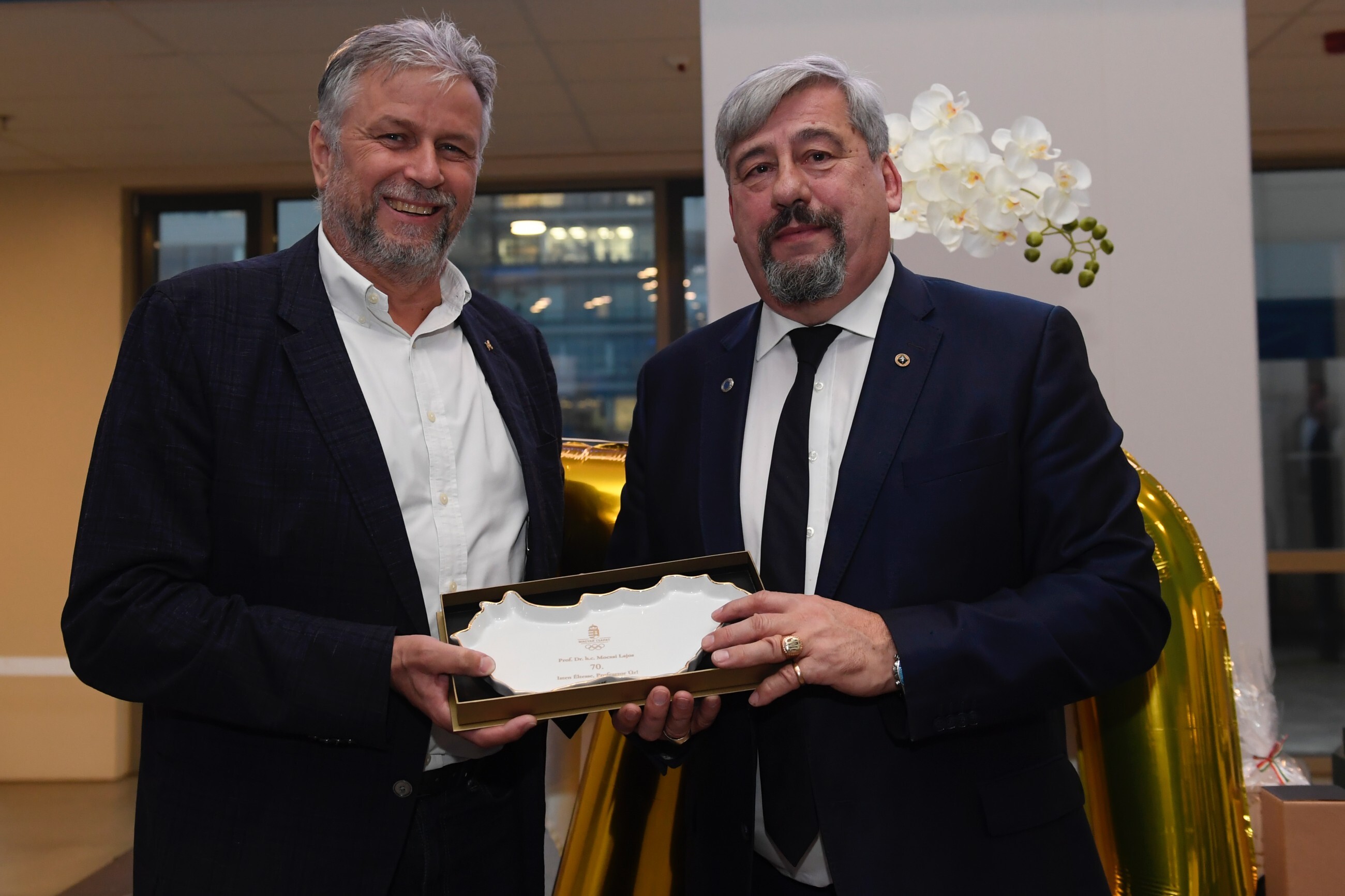 A 70 éves Mocsai Lajost köszöntötték (2024.03.11.)