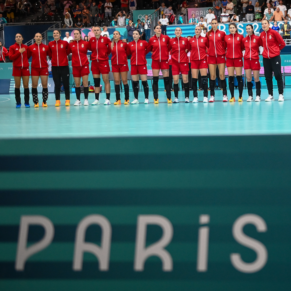 Nagy meccset játszottak a kézis lányaink a franciákkal (2024.07.25.)