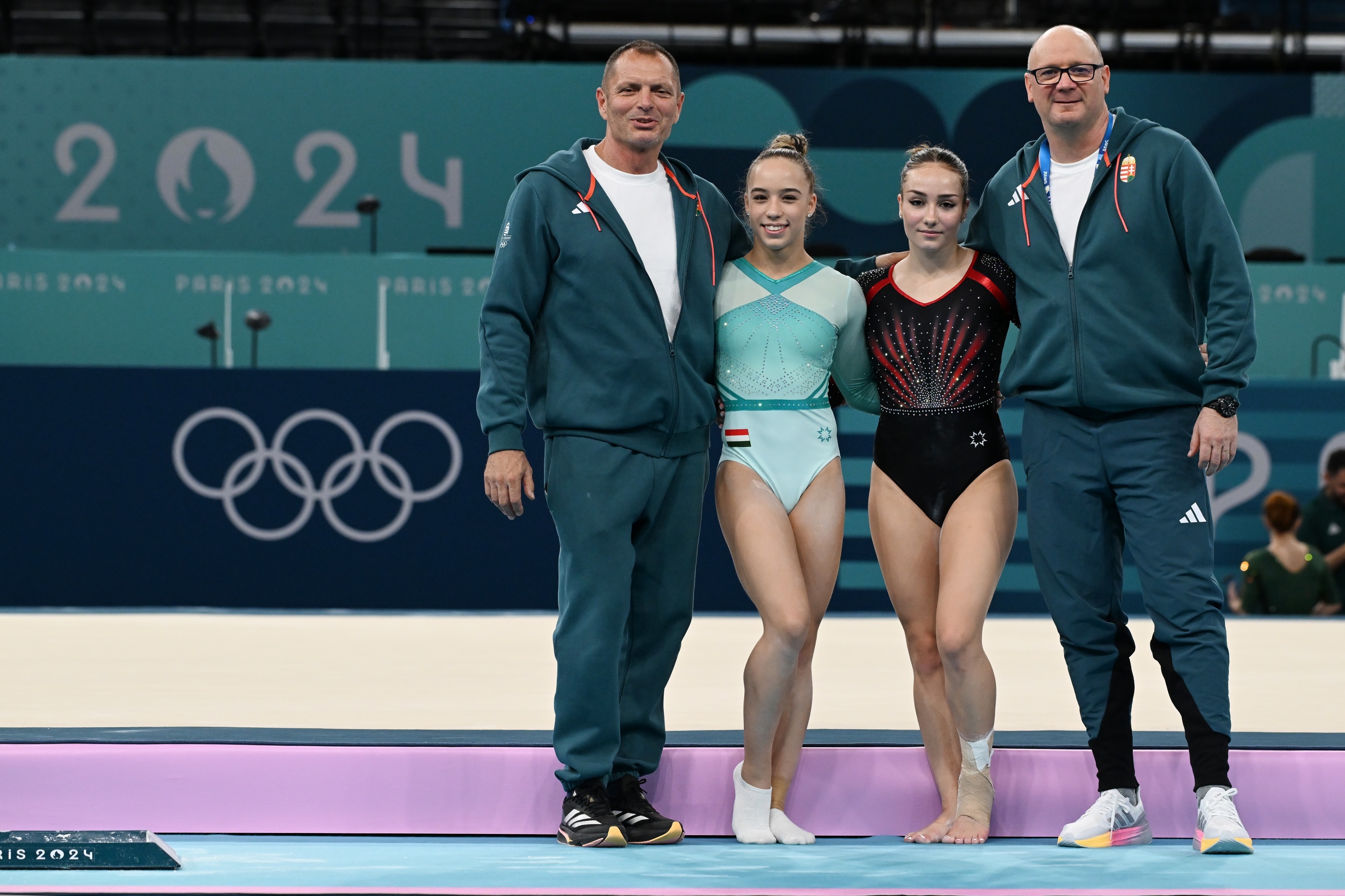 Edzésben a tornászlányok (2024.07.25.)