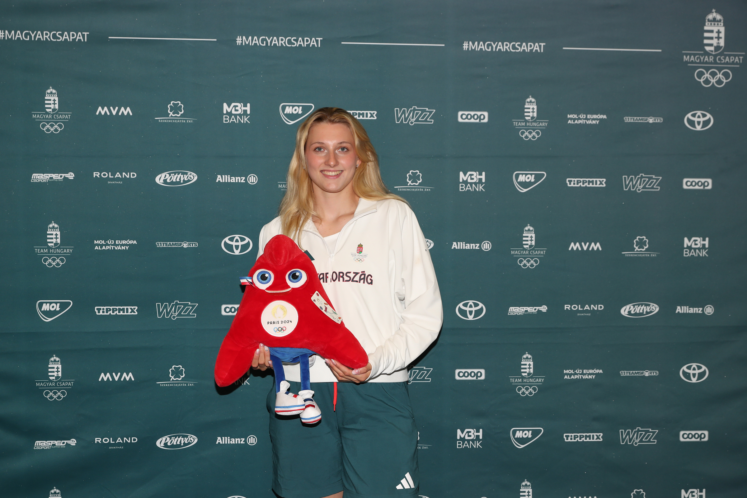 Muhari Eszter hazaérkezett, a Kopaszi-gáton ünnepelték (2024.08.01.)