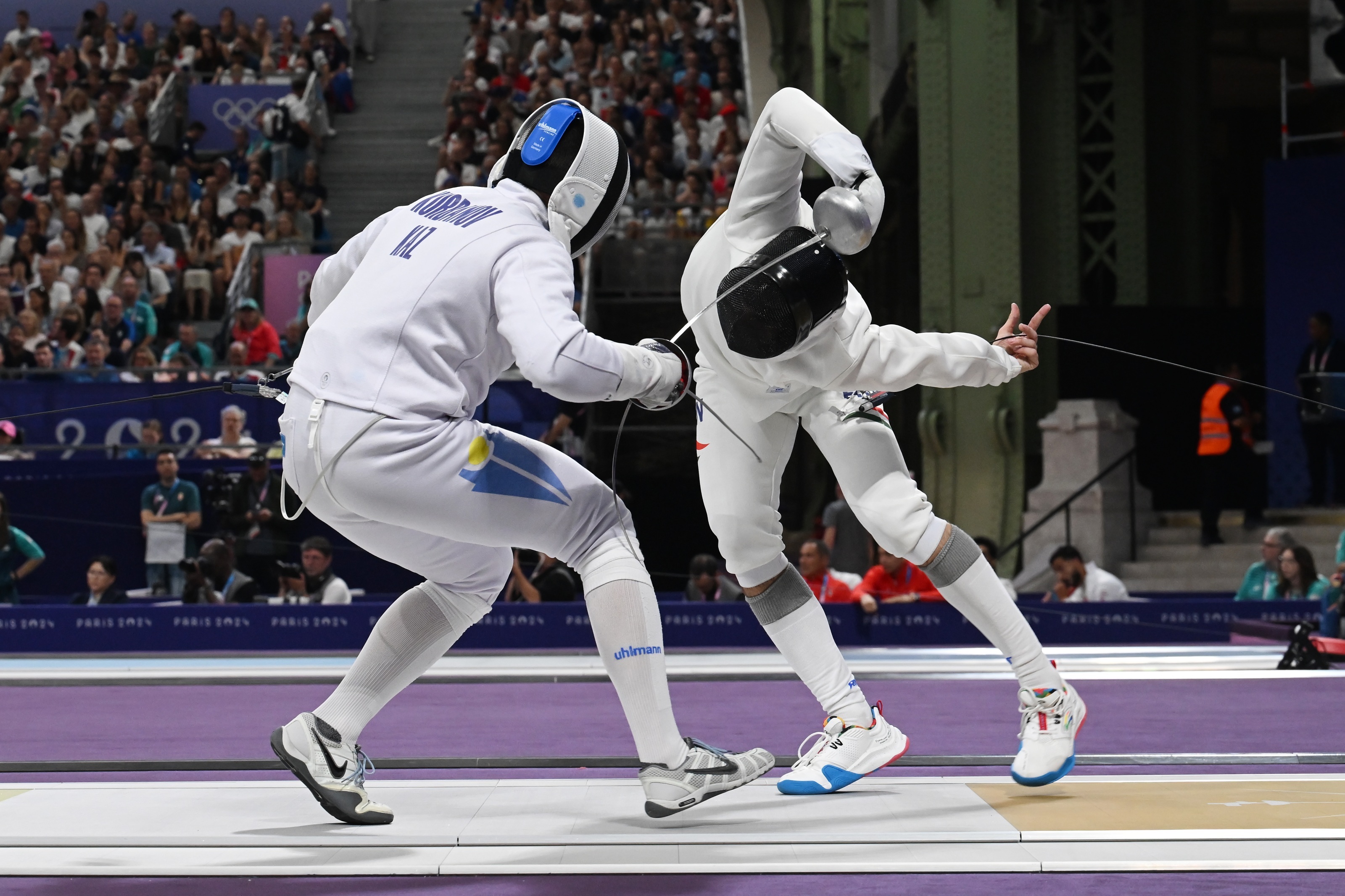 A férfi párbajtőrcsapat menetelése a döntőig (2024.08.02.)