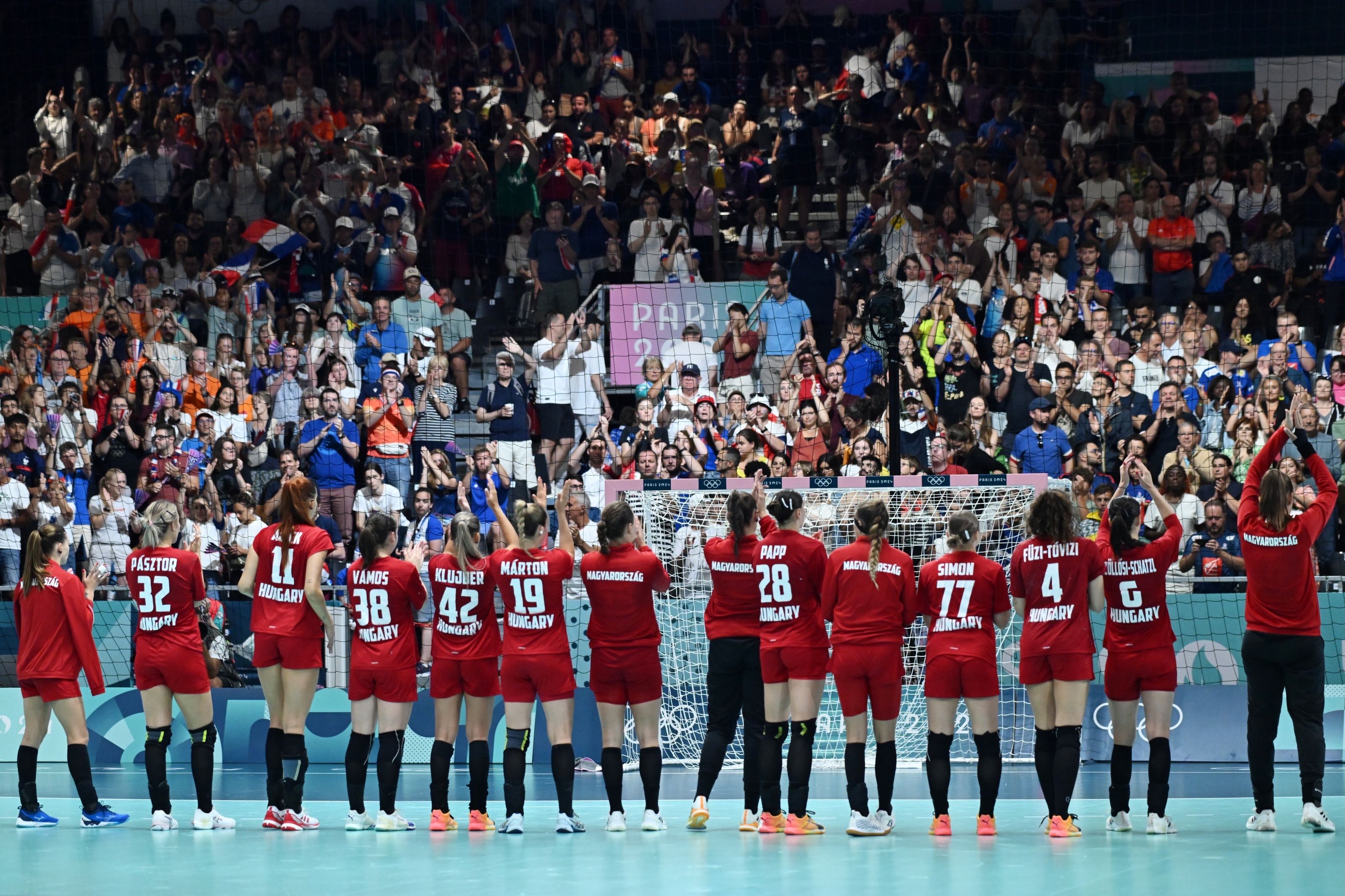 Magyarország-Hollandia női kézilabda-mérkőzés (2024.08.03.)