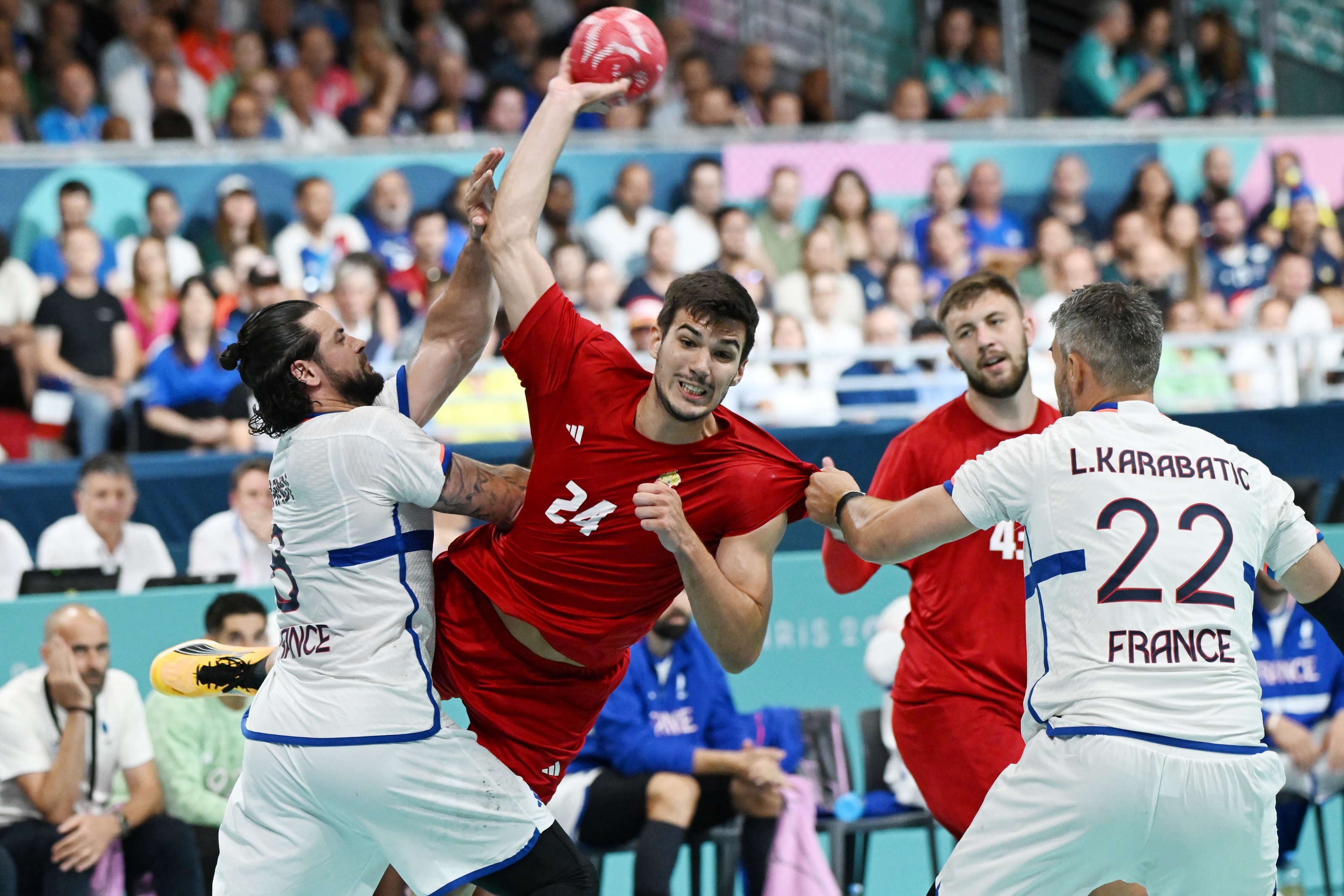Magyarország-Franciaország kézilabda-mérkőzés (2024.08.04.)