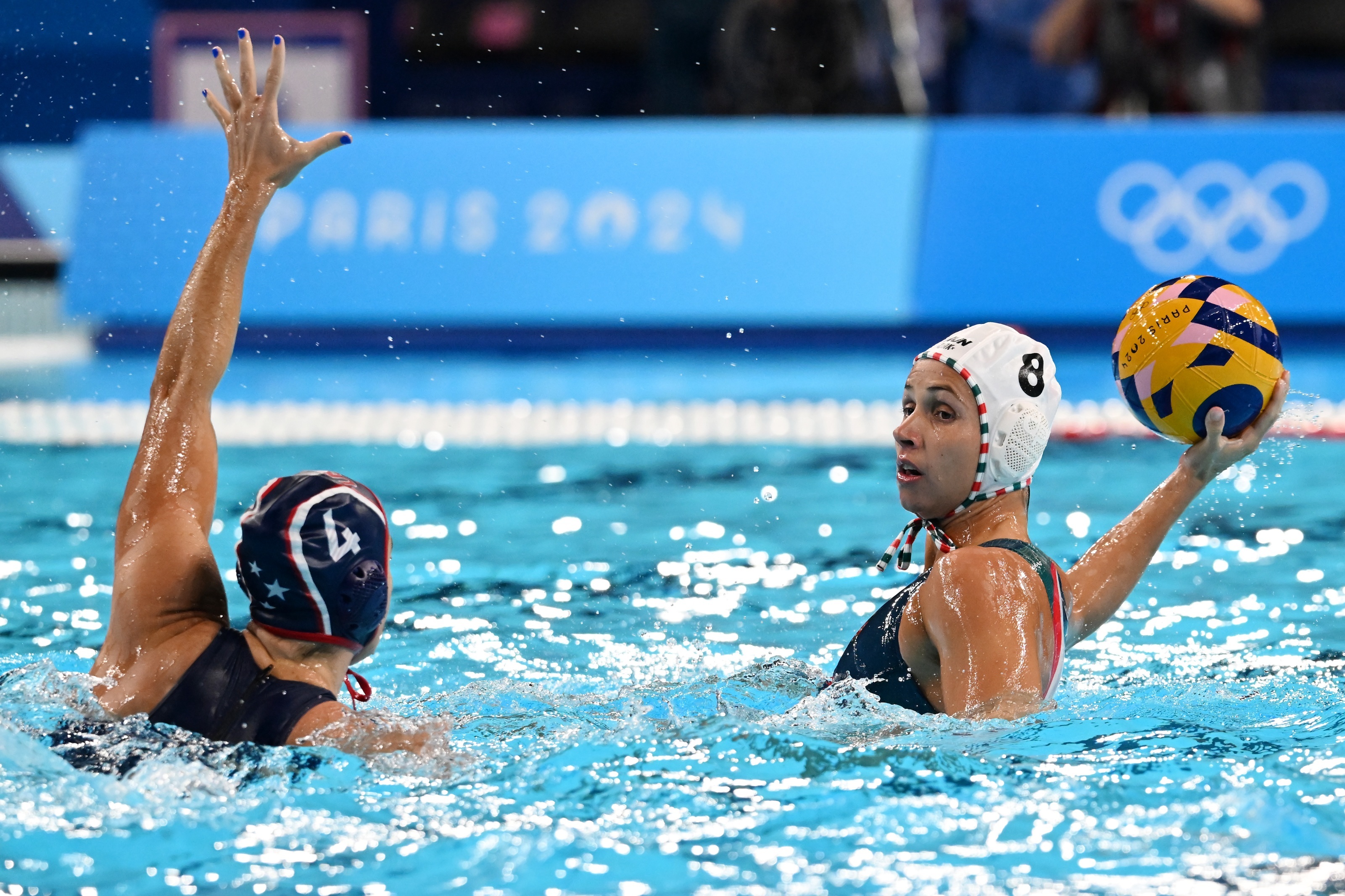 Magyarország - USA női vízilabda-mérkőzés (2024.08.06.)