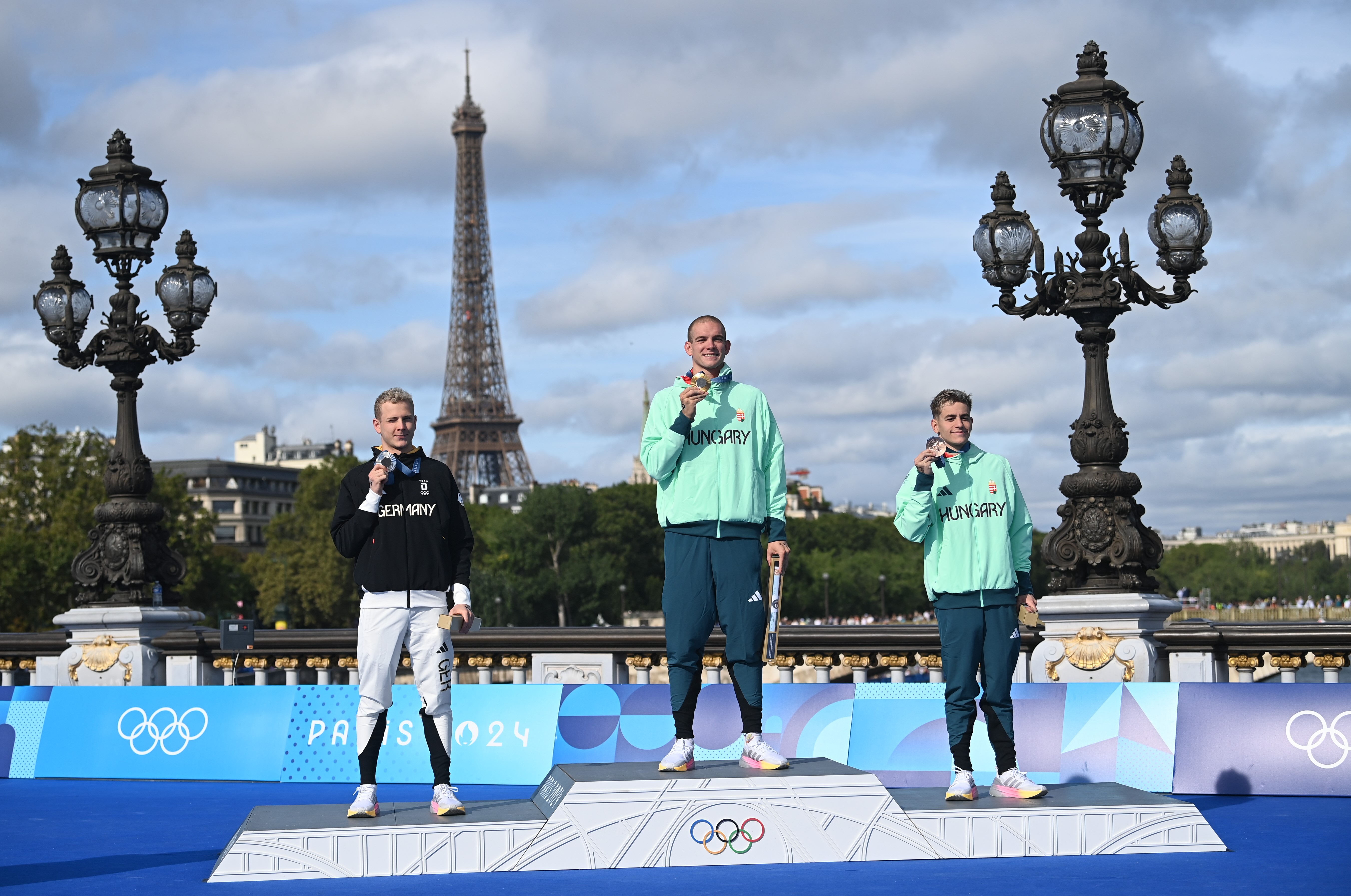 Rasovszky Kristóf arany-, Betlehem Dávid bronzérmes nyílt vízi úszásban (2024.08.09.)