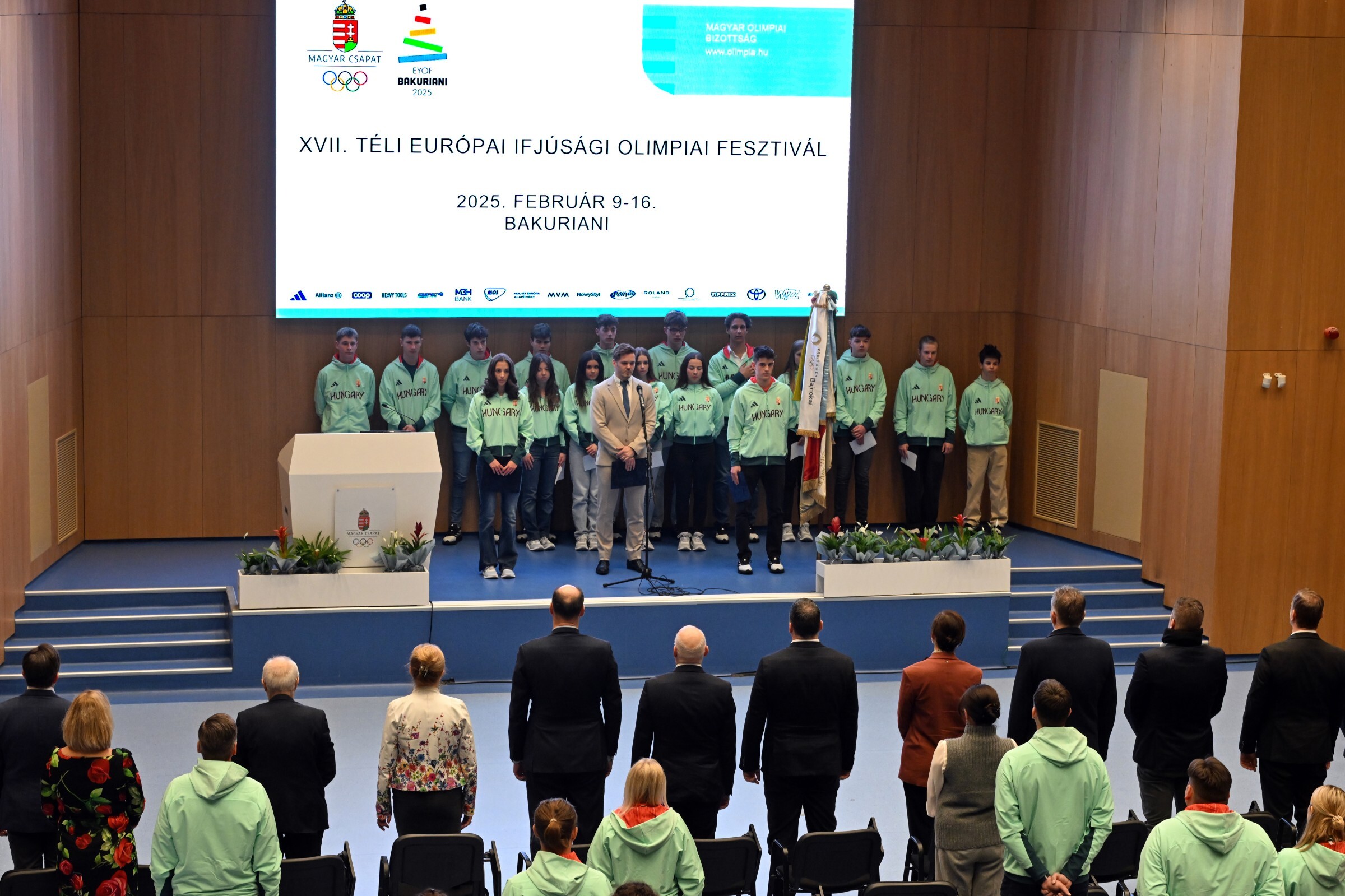 Fogadalmat tett a baukuriani EYOF-csapat (2025.01.24.)