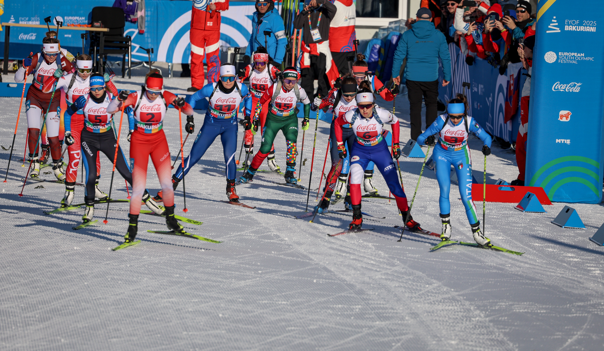 XVII. Téli EYOF: Versenyben a biatlon vegyes váltó (2025.02.12.)