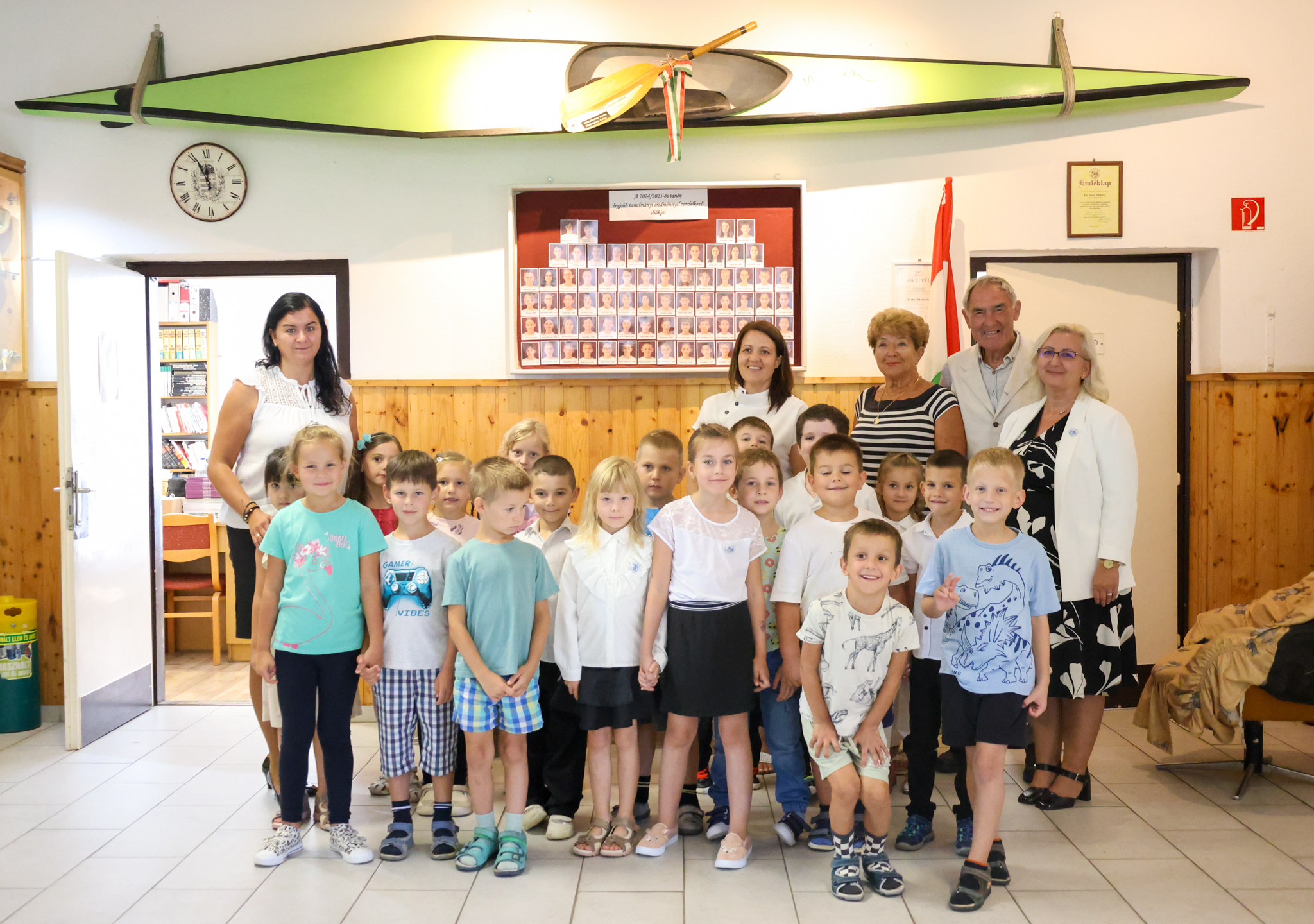 Hesz Mihály ellátogatott a róla elnevezett olimpiai iskolába (2025.09.02.)