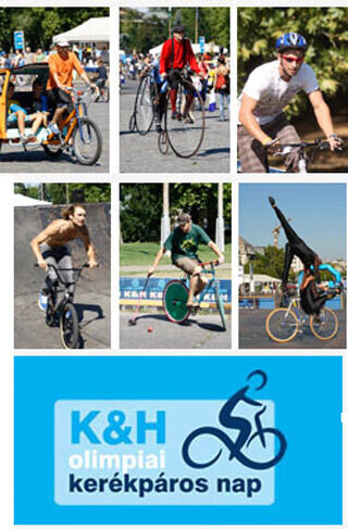 K&H olimpiai kerékpáros nap Budapest