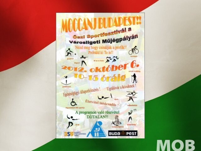 Moccanj Budapest!  Őszi Sportfesztivál