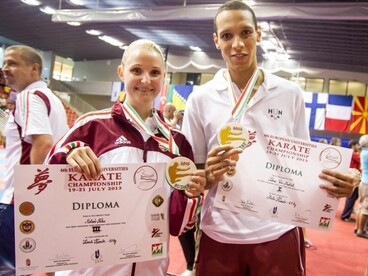 Egy magyar arany és egy bronz a VI. Karate Egyetemi EB első napján
