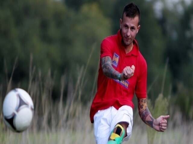 Bogár Krisztián a nemzetközi footgolf verseny győztese