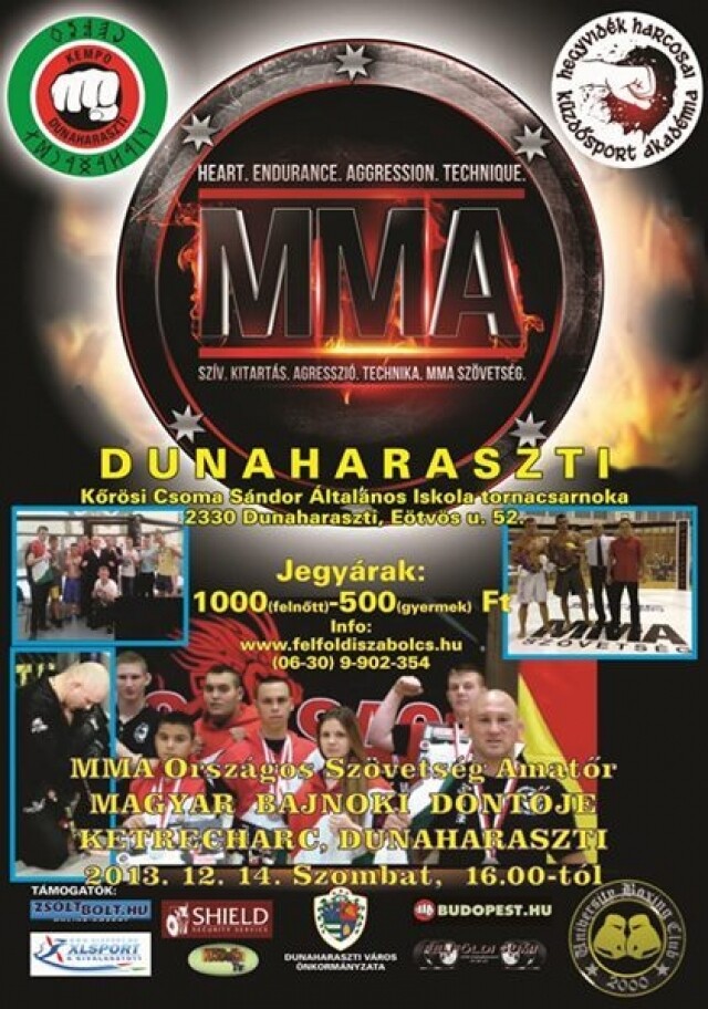 MMA bajnoki döntő Dunaharasztiban
