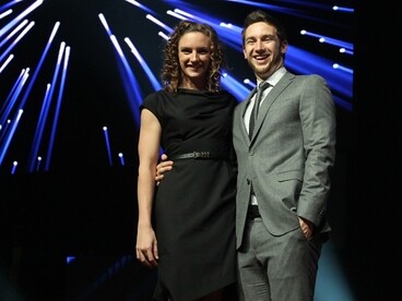 Varjú Vilmos Olimpiai Baráti Kör: Az év első vendégei Hosszú Katinka és férje Shane Tosup