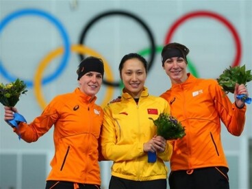 Szocsi 2014: Kína első olimpiai aranyérme gyorskorcsolyában a téli olimpiák történetében