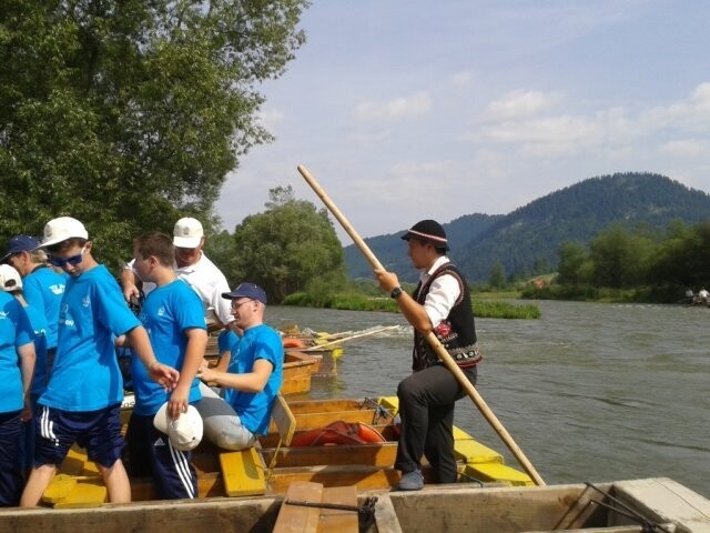 Raftingoltak a magyar diákok az olimpiai táborban