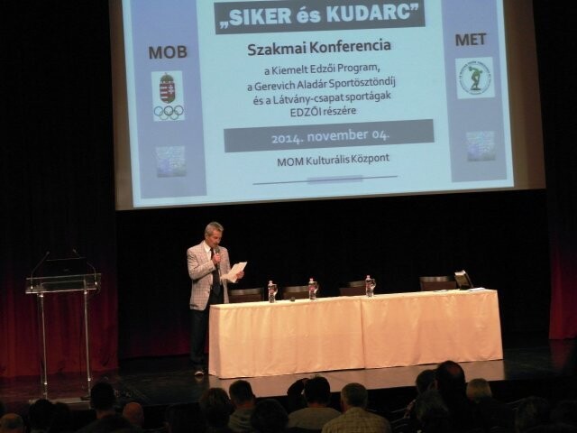 Siker és kudarc - szakmai konferencia a kiemelt edzőknek, Gerevich-ösztöndíjasoknak