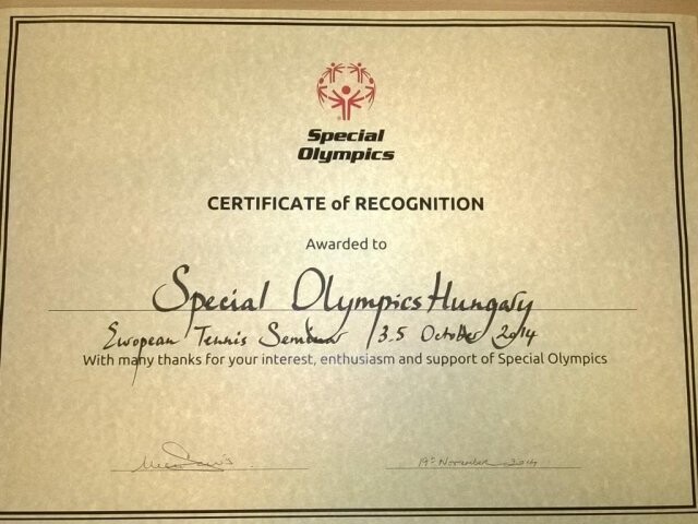 Újabb nemzetközi siker a speciális olimpia mozgalomban
